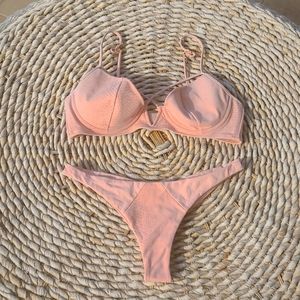 Beach Bunny Pink Bikini Set